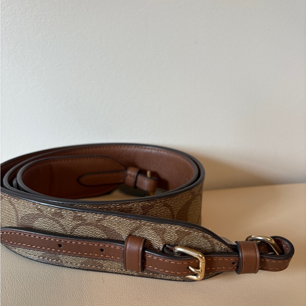 Coach Signature Leather Monogram  Replacement Bag Strap NWOT